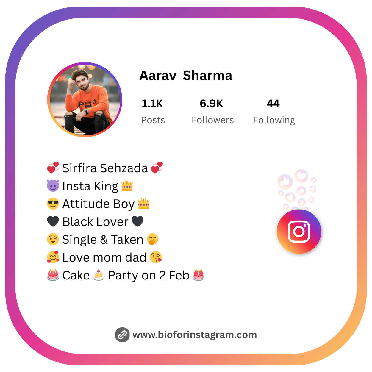 Classy Instagram Bio