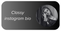 classy instagram bio